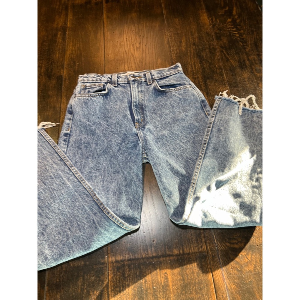 80s Vibe American Apparel The High Waist Jean Acid‎ Wash Denim Size 28